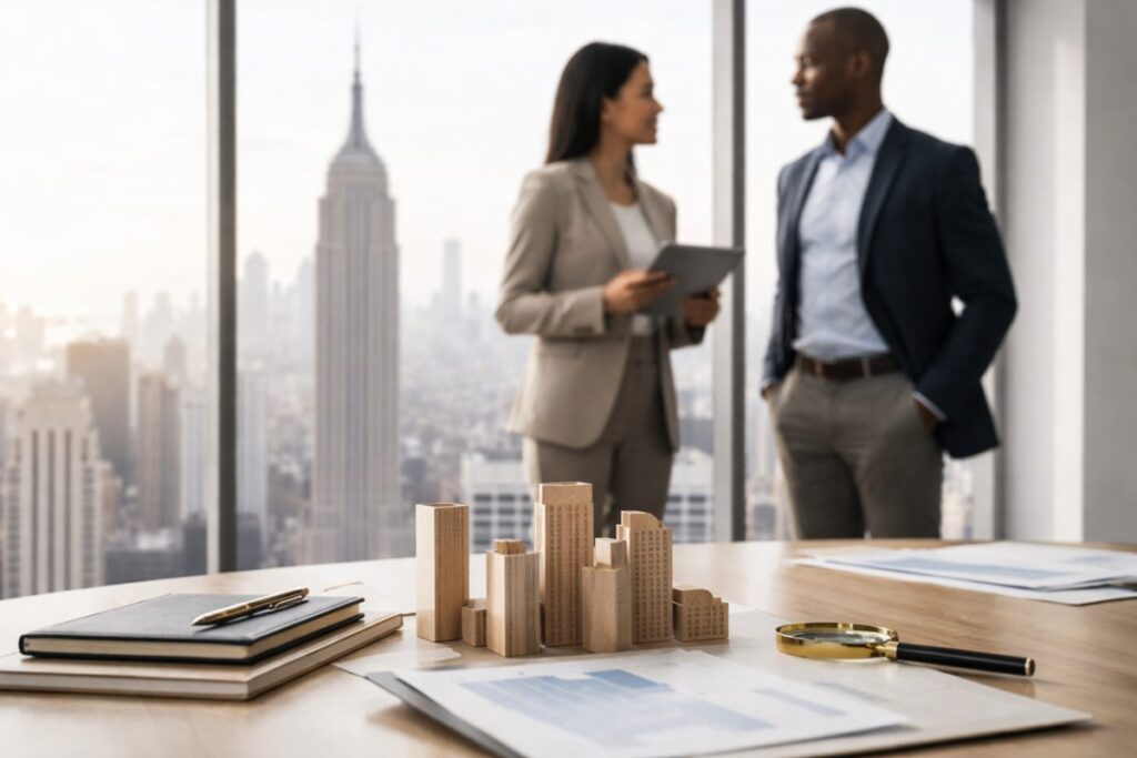 Couple reviewing bills at home, worried about household finances